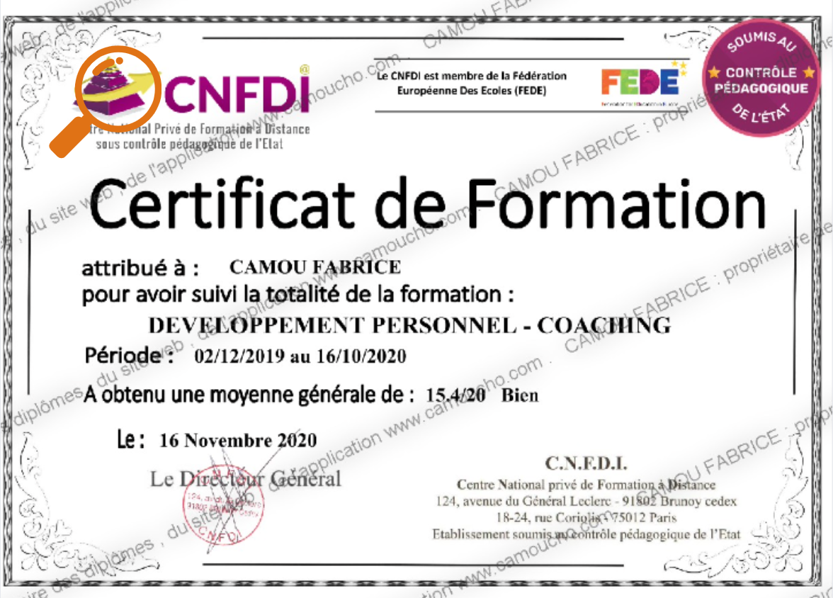 Fabrice Camou ; Coach sportif ; Bordeaux ; Créon